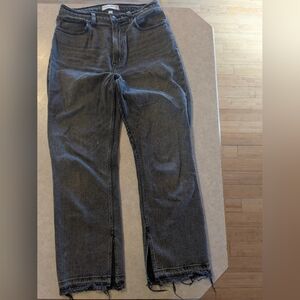 Abercrombie & Fitch Curve Love Ultra High Rise 90s Straight Jeans